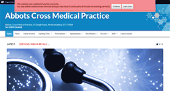 Desktop Screenshot of abbotscrossmedicalpractice.co.uk